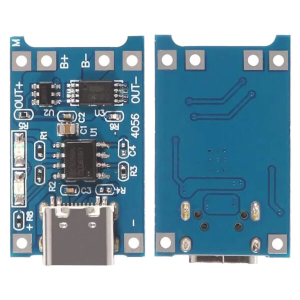 TP4056 USB liitiumaku laadimisplaat