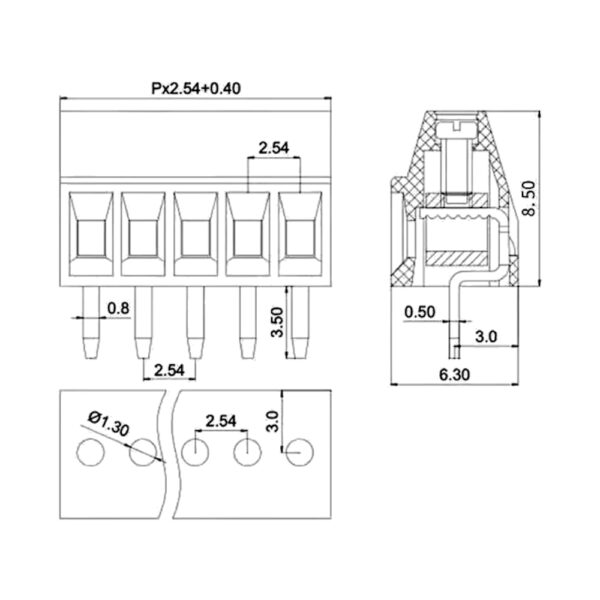 KF128 Klemmliist